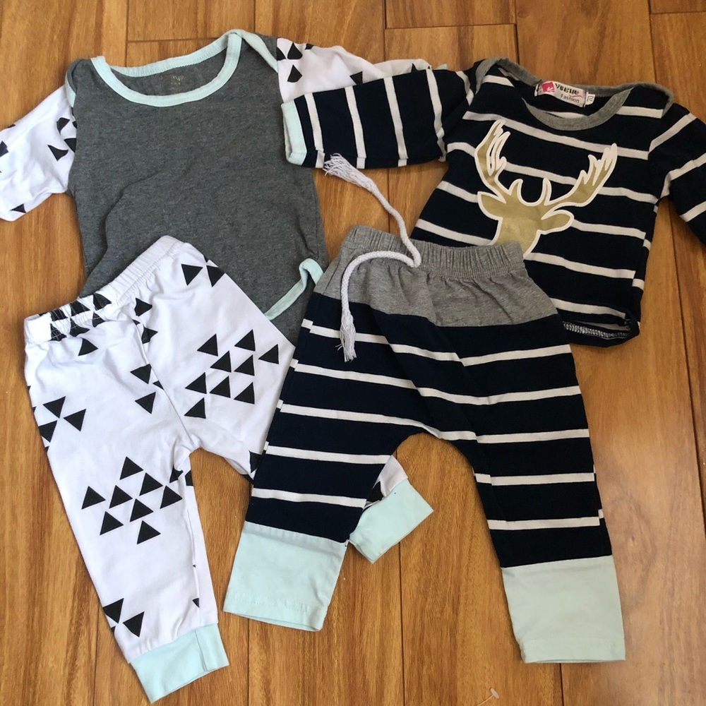 Baby boy / gender neutral outfit bundle